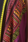 Dashiki Print Sleeveless Maxi Vest