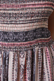 Bohemian Print Smock Halter Maxi Dress