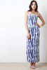 Streak Tie Dye Double Slit Maxi Dress