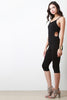 Spaghetti Strap Cross Back Cut Out Jumpsuit