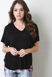 Round Hem Pocket Tee