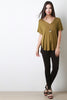 Round Hem Pocket Tee