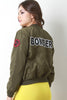 Real Deal Bomber Patch Jacket