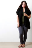 Dolman Sleeve Open Front Cardigan