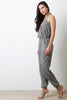 Halter Strap Surplice Top Jumpsuit