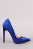 Liliana Velvet Pointy Toe Stiletto Pump