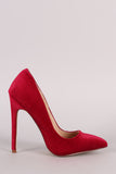 Liliana Velvet Pointy Toe Stiletto Pump