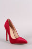 Liliana Velvet Pointy Toe Stiletto Pump