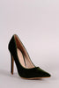 Shoe Republic LA Velvet Pointy Toe Pump