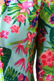 Blooming Tropical Flowers Open Front Blazer