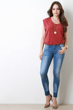 Release Hem Denim Jeans