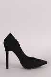 Suede Classic Pointy Toe Stiletto Pump