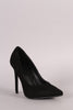 Suede Classic Pointy Toe Stiletto Pump