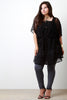 Crochet Lace Self-Tie Cover Up Kimono