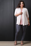 Thermal Knit Half Sleeve Cardigan