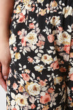 Floral Print Chiffon Shorts