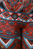 Ethnic Print Bell Bottom Pants