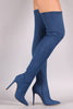 Liliana Thigh High Pointed Toe Stiletto Heel Boot