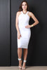 Solid Jersey Bodycon Midi Dress