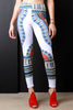 Native Tribal Print High Waisted Leggings