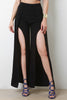 Wrap Open Front High Waist Pants