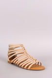 Bamboo Strappy Knotted Gladiator Sandal