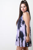 Tie-Dye Sleeveless Shift Dress