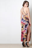 Multi Color Tie Dye Maxi Dress