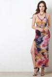 Multi Color Tie Dye Maxi Dress