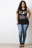 Slay All Day Graphic Tank Top