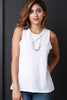 Surplice Back Trapeze Tank Top